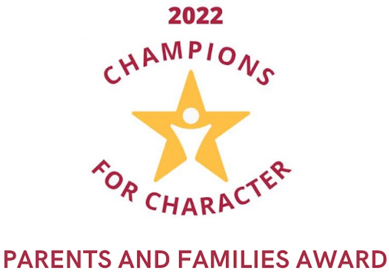 CHAMPION FOR CHARACTER: PARENTS AND FAMILIES AWARD